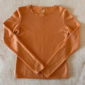 Vintage Coral Cashmere Sweater / XS, S